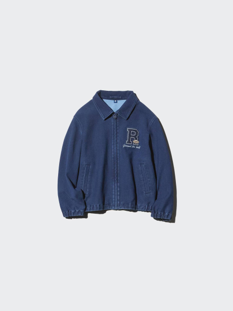 Дитяча куртка UNIQLO на блискавці 1159862113 (Синій 5-6) на зріст 115-125 см