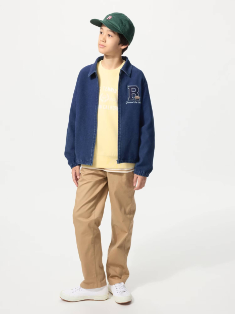 Дитяча куртка UNIQLO на блискавці 1159862113 (Синій 5-6) на зріст 115-125 см