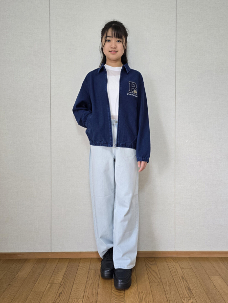 Дитяча куртка UNIQLO на блискавці 1159862113 (Синій 5-6) на зріст 115-125 см