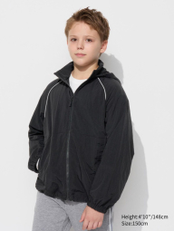 Детская карманная парка UNIQLO с защитой от ультрафиолета 1159840967 (Черный 145-155)
