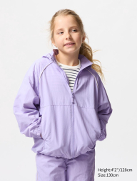 Дитяча кишенькова парка UNIQLO із захистом від ультрафіолету 1159843477 (Бузковий 125-135)