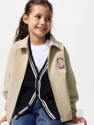 Дитяча куртка UNIQLO на блискавці 1159862111 (Бежевий 11-12) на зріст 145-155 см