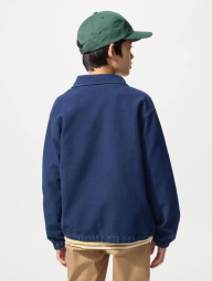 Дитяча куртка UNIQLO на блискавці 1159862113 (Синій 5-6) на зріст 115-125 см