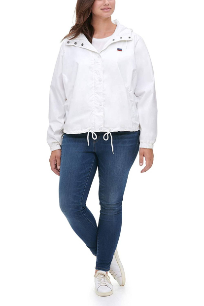 Женская ветровка Levi's с капюшоном 1159859329 (Белый 2X)