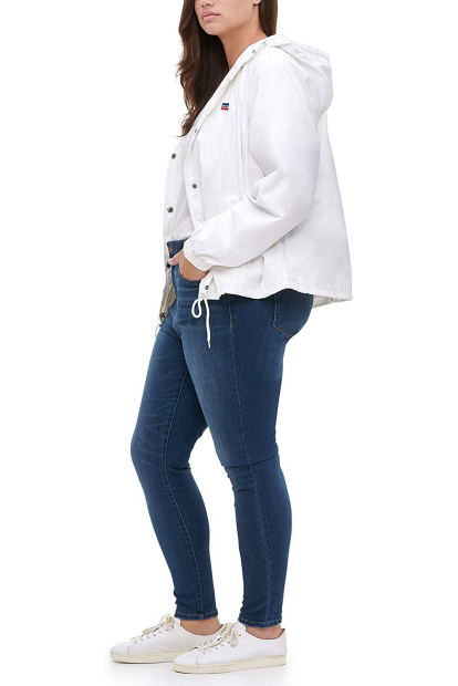 Женская ветровка Levi's с капюшоном 1159859329 (Белый 2X)