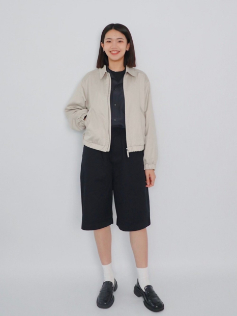 Куртка легкая UNIQLO на молнии 1159839842 (Бежевый XXL)