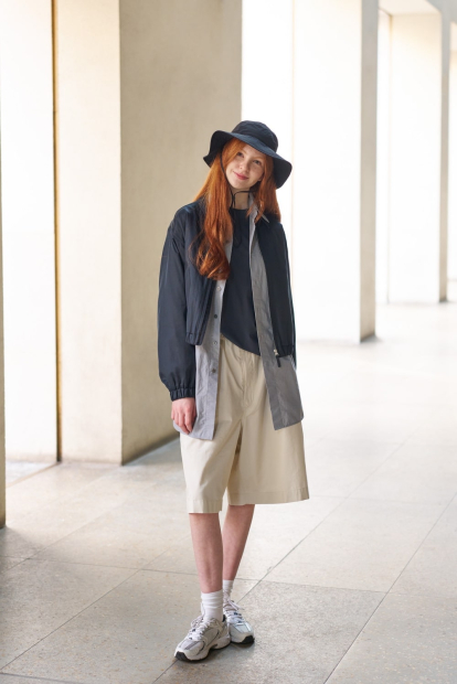Куртка легка UNIQLO на блискавці 1159839860 (Чорний XL)