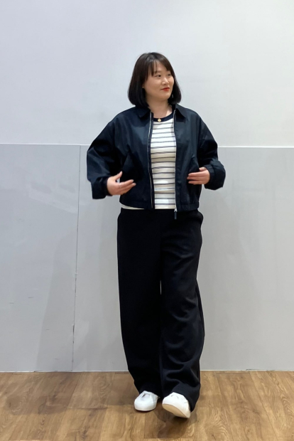 Куртка легка UNIQLO на блискавці 1159839860 (Чорний XL)