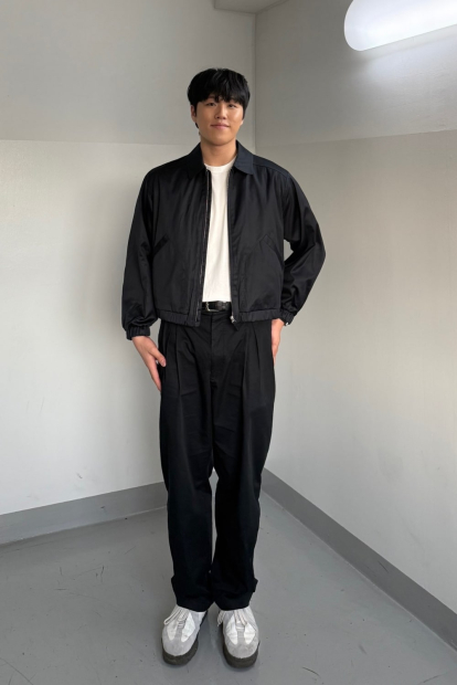Куртка легка UNIQLO на блискавці 1159839860 (Чорний XL)