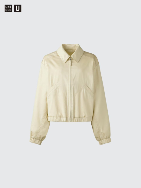 Куртка легкая UNIQLO на молнии 1159839883 (Бежевый XL)