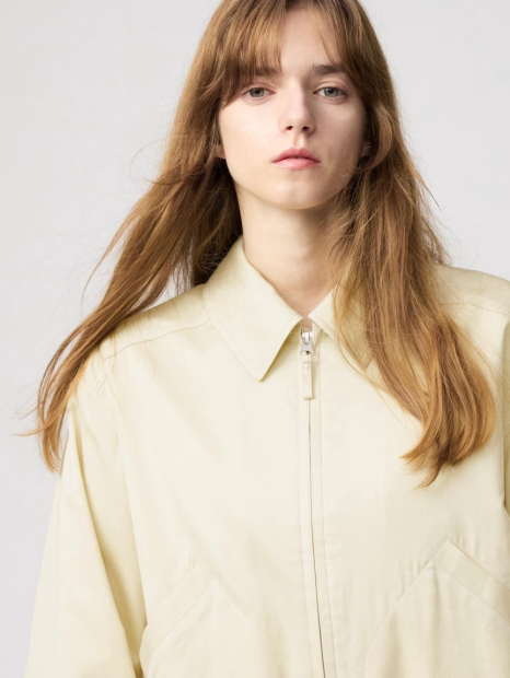 Куртка легкая UNIQLO на молнии 1159839883 (Бежевый XL)