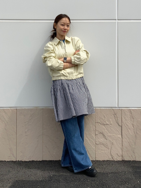 Куртка легкая UNIQLO на молнии 1159839883 (Бежевый XL)