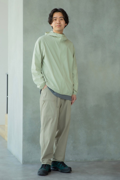 Ветровка с защитой от ультрафиолета Uniqlo легкая куртка UV Protection 1159839995 (Зеленый XXL)