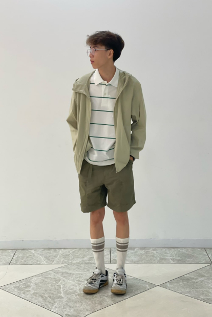 Ветровка с защитой от ультрафиолета Uniqlo легкая куртка UV Protection 1159839995 (Зеленый XXL)