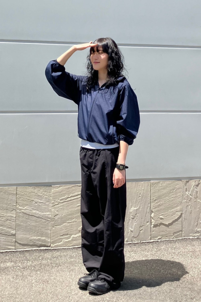 Ветровка с защитой от ультрафиолета Uniqlo легкая куртка UV Protection 1159839998 (Синий S)