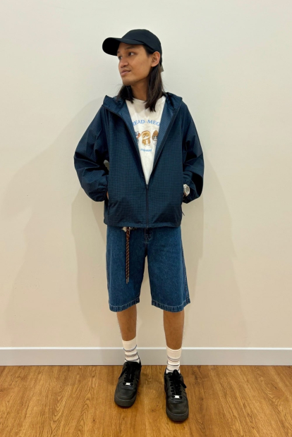 Ветровка с защитой от ультрафиолета Uniqlo легкая куртка UV Protection 1159839998 (Синий S)