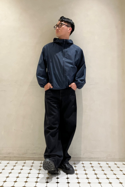 Ветровка с защитой от ультрафиолета Uniqlo легкая куртка UV Protection 1159839998 (Синий S)
