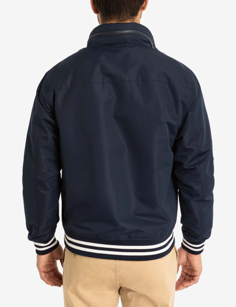 Мужская ветровка U.S. Polo Assn с капюшоном 1159840992 (Синий M)