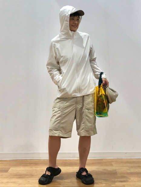 Ветровка с защитой от ультрафиолета UPF50+ Uniqlo 1159841506 (Белый 3XL)