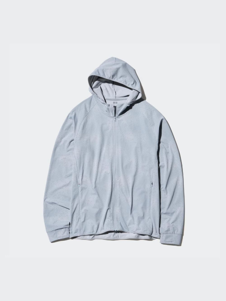 Ветровка с защитой от ультрафиолета Uniqlo 1159841511 (Серый XXL)