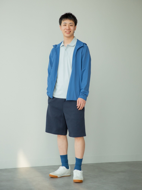 Ветровка с защитой от ультрафиолета UPF50+ Uniqlo 1159843460 (Синий M)