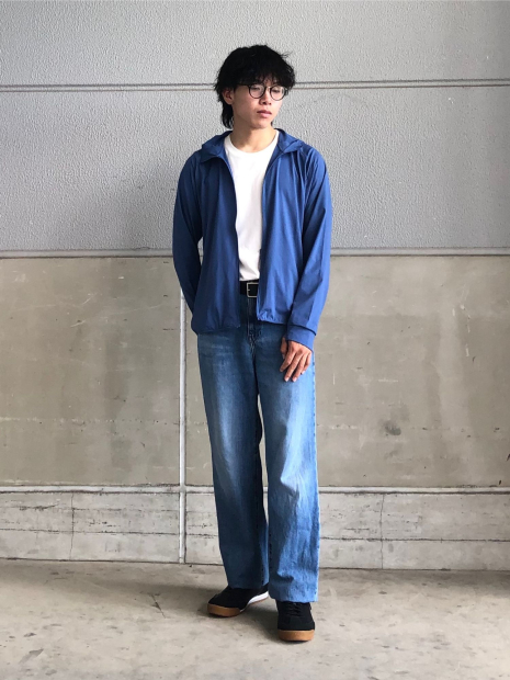 Ветровка с защитой от ультрафиолета UPF50+ Uniqlo 1159843460 (Синий M)