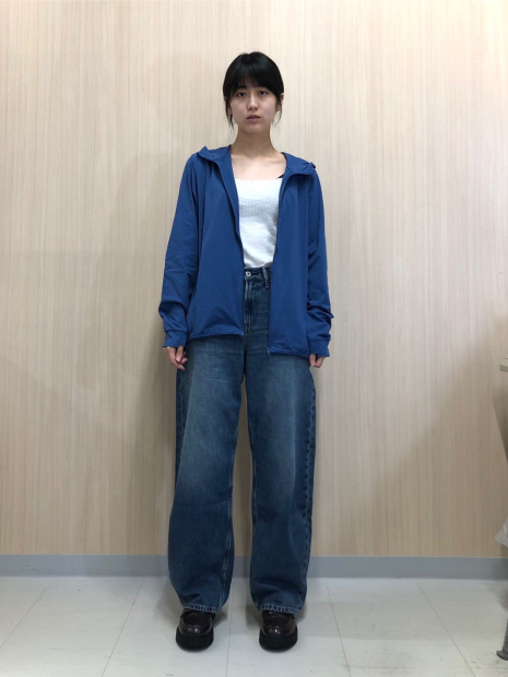 Ветровка с защитой от ультрафиолета UPF50+ Uniqlo 1159843460 (Синий M)