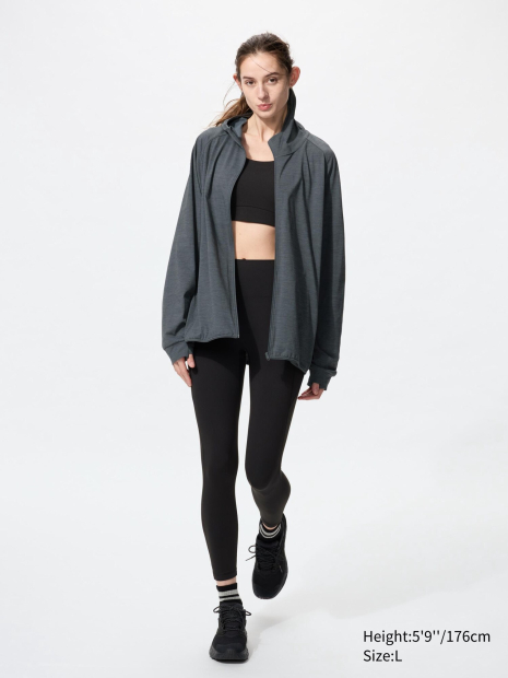 Ветровка с защитой от ультрафиолета UPF40+ Uniqlo 1159843380 (Серый XXL)