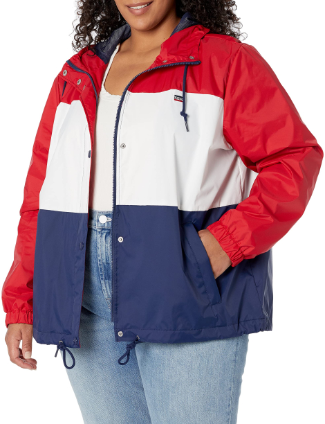 Женская ветровка Levi's с капюшоном 1159843514 (Разные цвета 2X)