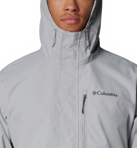 Мужская ветровка Columbia с капюшоном 1159847107 (Серый 3X)