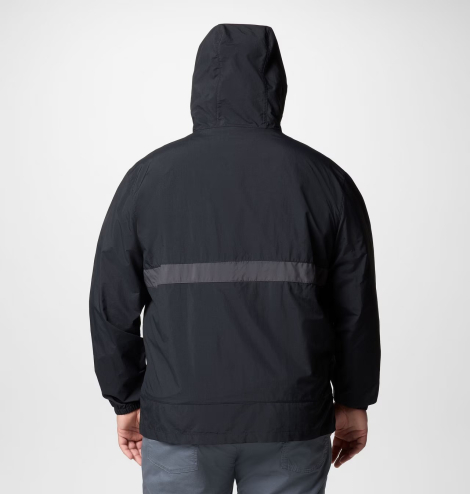 Мужская ветровка Columbia с капюшоном и защитой от солнца UPF 50 1159847118 (Черный 1X)