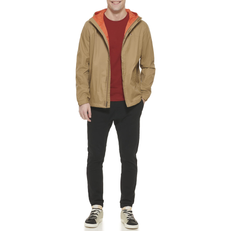 Вітровка чоловіча Tommy Hilfiger водонепроникна куртка з капюшоном 1159847691 (Коричневий XXL)