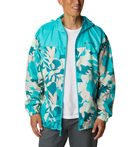 Мужская ветровка Columbia с капюшоном и защитой от солнца UPF 40 1159848603 (Голубой 1X)