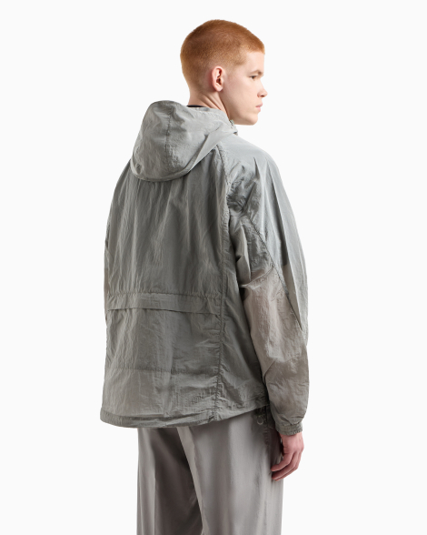 Мужская ветровка Armani Exchange с капюшоном 1159849676 (Серый XL)