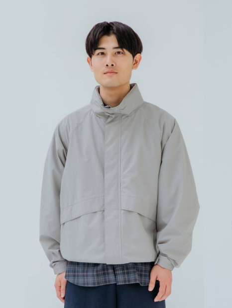 Ветрозащитная куртка Uniqlo ветровка с капюшоном 1159852161 (Серый XXL)