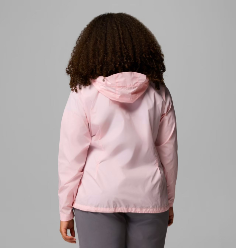 Женская водонепроницаемая ветровка Columbia с капюшоном 1159852166 (Розовый 2X)