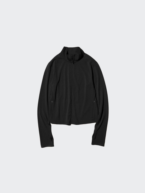 Ультраэластичная толстовка AIRism Uniqlo на молнии 1159852524 (Черный M)