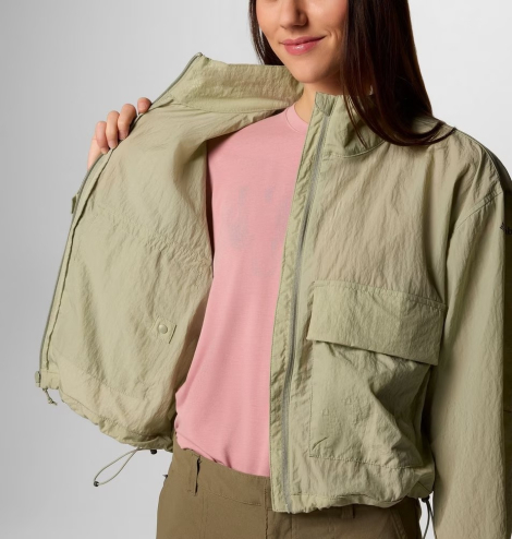 Женская ветровка Columbia на молнии 1159852656 (Зеленый XXL)