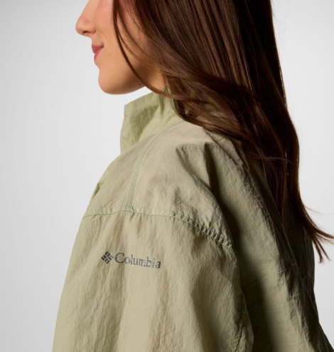 Женская ветровка Columbia на молнии 1159852656 (Зеленый XXL)