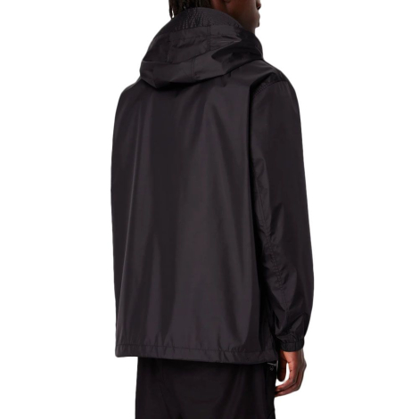 Мужская ветровка Armani Exchange x Mixmag легкая куртка с капюшоном 1159854115 (Черный XL)