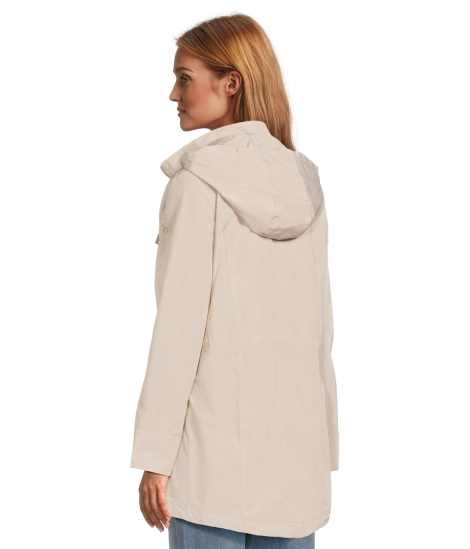 Женская удлиненная ветровка Michael Kors на молнии 1159855075 (Бежевый L)