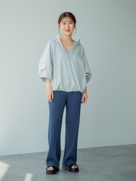 Вітровка жіноча Uniqlo компактна легка куртка з капюшоном 1159855153 (Сірий M)