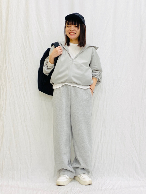 Вітровка жіноча Uniqlo компактна легка куртка з капюшоном 1159855153 (Сірий M)