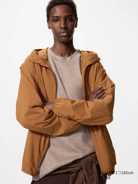 Ветровка Uniqlo защита от ультрафиолета 1159855184 (Коричневый XL)