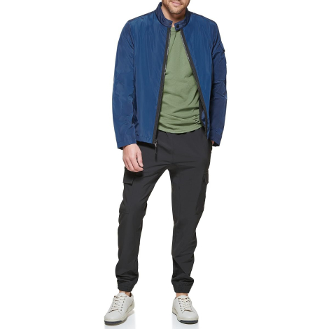 Мужская ветровка DKNY на молнии 1159859437 (Синий XXL)
