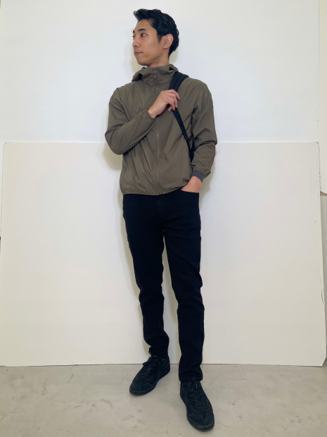 Ветровка Uniqlo с защитой от ультрафиолета 1159860591 (Зеленый 3XL)
