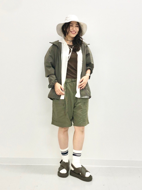 Ветровка Uniqlo с защитой от ультрафиолета 1159860591 (Зеленый 3XL)