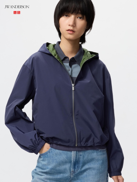 Ветровка Uniqlo JW ANDERSON легкая куртка 1159863002 (Синий XXL)