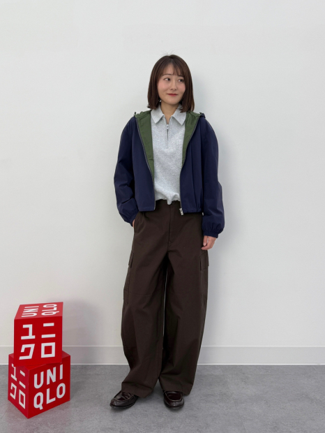 Ветровка Uniqlo JW ANDERSON легкая куртка 1159863002 (Синий XXL)