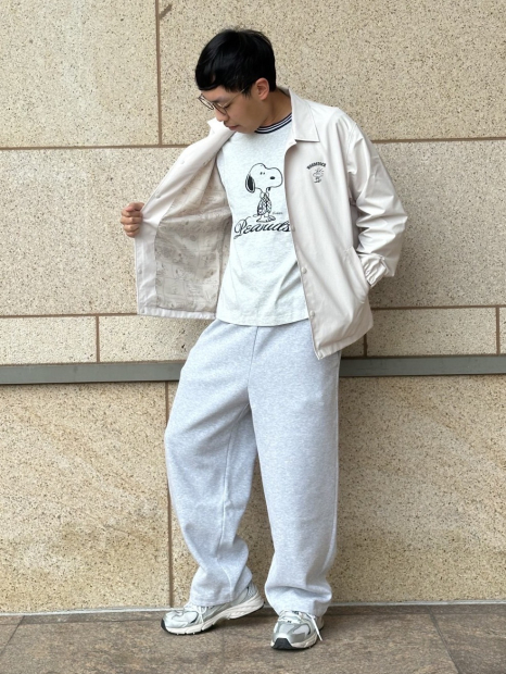 Ветровка PEANUTS Uniqlo 1159864509 (Молочный XXL)